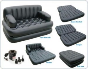 Inflatable Sofa Air Bed Couch with Free Electric Pump1