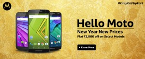 Flipkart Hello Moto Offer on select models