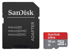 Sandisk Micro SD card from Amazon