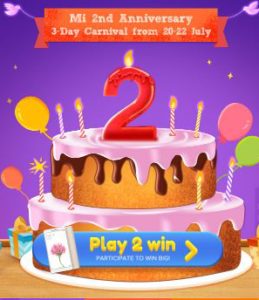 Mi 2nd Anniversary Sale