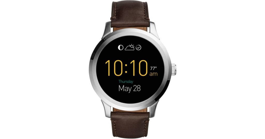 fossil marshall black smartwatch