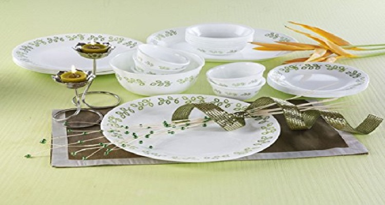 Corelle Livingware Neo Leaf Glass Dinner